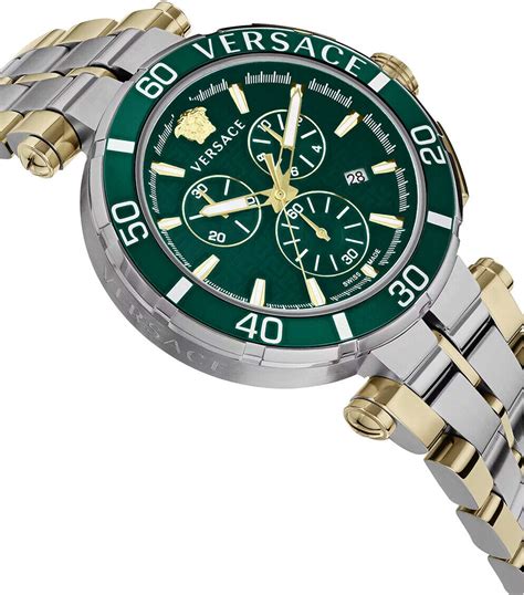 Versace VE3L00422 Greca Chronograph Mens Watch 45mm 